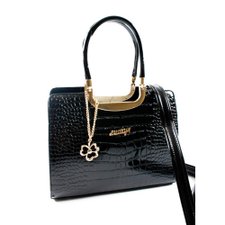 Bolsa Verniz Com Estampa Animal Print Bolsa Verniz Com Estampa Animal Print