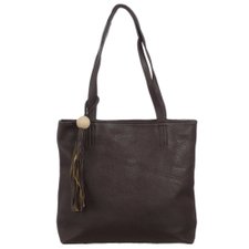 Bolsa de Ombro com Tassel e Coquinho Bolsa de Ombro com Tassel e Coquinho