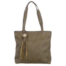 Bolsa de Ombro com Tassel e Coquinho Bolsa de Ombro com Tassel e Coquinho