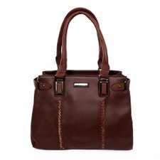 Bolsa de Ombro Detalhes Trançados Bolsa de Ombro Detalhes Trançados
