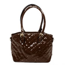 Bolsa Verniz com Matelassê e Detalhes Dourados Bolsa Verniz com Matelassê e Detalhes Dourados