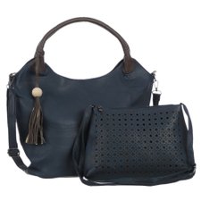 Kit 2 Bolsas Grande Com Tassel E Transversal Vazada Kit 2 Bolsas Grande Com Tassel E Transversal Vazada