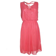 Vestido Com Tiras e Amarração Vestido Com Tiras e Amarração