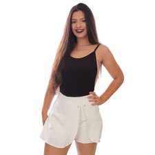 Short Saia Fenda Falsa De Lado Short Saia Fenda Falsa De Lado