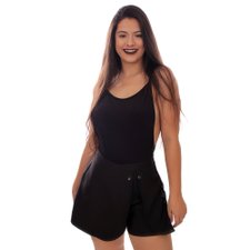 Short Saia Fenda Falsa De Lado Short Saia Fenda Falsa De Lado