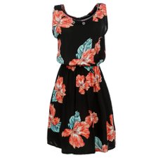 Vestido Florido Acinturado Com Stretch Vestido Florido Acinturado Com Stretch