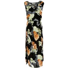 Vestido Longo Tendência Verão Floral Acinturado Vestido Longo Tendência Verão Floral Acinturado