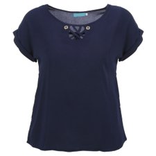 Blusa Com Abertura No Decote (Plus Size) Blusa Com Abertura No Decote (Plus Size)