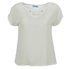 Blusa Com Abertura No Decote (Plus Size) Blusa Com Abertura No Decote (Plus Size)