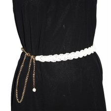 Cinto Elástico Com Pérolas Cinto Elástico Com Pérolas