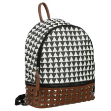 Mochila Social Estampa Mosaico E Spikes Mochila Social Estampa Mosaico E Spikes