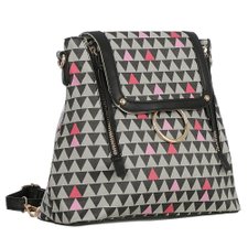 Bolsa Mochila Mosaico com Zíperes Laterais Bolsa Mochila Mosaico com Zíperes Laterais
