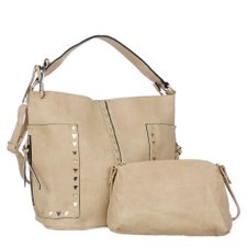 Kit 2 Bolsas Com Spike Ombro Grande E Tiracolo Pequena Kit 2 Bolsas Com Spike Ombro Grande E Tiracolo Pequena
