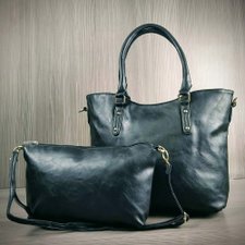 Kit 2 Bolsas de Ombro e Transversal Lisas Kit 2 Bolsas de Ombro e Transversal Lisas