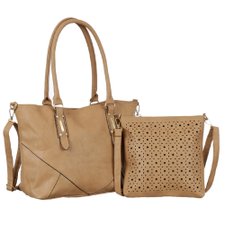 Kit 2 Bolsas de Ombro e Transversal Lisa Kit 2 Bolsas de Ombro e Transversal Lisa