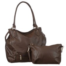 Kit Bolsa de Ombro e Bolsa Transversal Lisa Kit Bolsa de Ombro e Bolsa Transversal Lisa