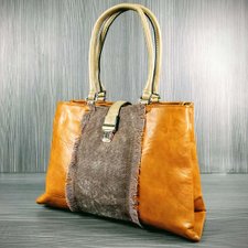 Bolsa Shopper Com Fenda Metálica Bolsa Shopper Com Fenda Metálica