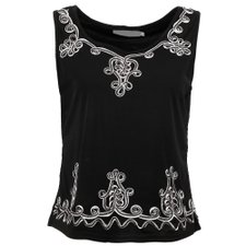 Blusa com Bordado Brilhante em Alto Relevo Blusa com Bordado Brilhante em Alto Relevo