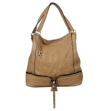 Bolsa De Ombro Com Detalhes Trançados Bolsa De Ombro Com Detalhes Trançados