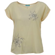 Blusa Com Bordado Florido (Plus Size) Blusa Com Bordado Florido (Plus Size)