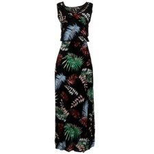 Vestido Longo Acinturado Florido Vestido Longo Acinturado Florido