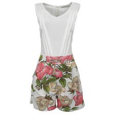 Macaquinho Com Estampa Floral Macaquinho Com Estampa Floral