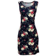 Vestido Regata Estampa Tropical Vestido Regata Estampa Tropical