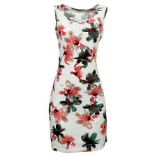 Vestido Regata Estampa Tropical Vestido Regata Estampa Tropical