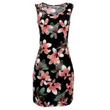 Vestido Regata Estampa Tropical Vestido Regata Estampa Tropical