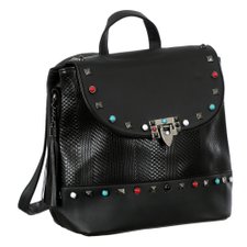 Bolsa Mochila Com Pérolas E Tachas Bolsa Mochila Com Pérolas E Tachas