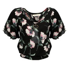 Cropped Retro Estampado Com Pingente Cropped Retro Estampado Com Pingente