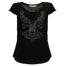 Blusa com Bordado Brilhante e Pérolas Blusa com Bordado Brilhante e Pérolas