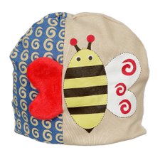 Touca Infantil Com Abelinha Decorativa Touca Infantil Com Abelinha Decorativa