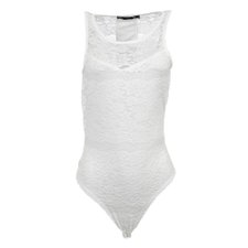 Body Regata Rendado Parte Transparente Body Regata Rendado Parte Transparente