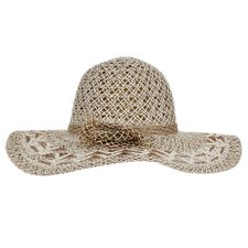 Chapéu De Praia Feminino Floppy Fibra De Papel Chapéu De Praia Feminino Floppy Fibra De Papel