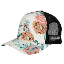 Boné Trucker Com Estampa Floral Boné Trucker Com Estampa Floral