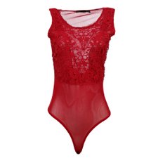 Body Embroidered Transparente Com Tule E Rendas Body Embroidered Transparente Com Tule E Rendas