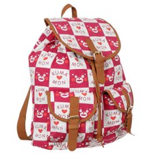 Mochila Escolar Têxtil De Ursinho Estampada Mochila Escolar Têxtil De Ursinho Estampada