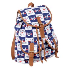 Mochila Escolar Têxtil De Ursinho Estampada Mochila Escolar Têxtil De Ursinho Estampada