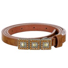 Cinto Fininho Com Fivela Dourada Com Strass Cinto Fininho Com Fivela Dourada Com Strass