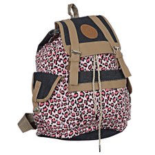 Mochila Escolar Têxtil Com Estampa De Oncinha Mochila Escolar Têxtil Com Estampa De Oncinha