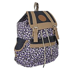 Mochila Escolar Têxtil Com Estampa De Oncinha Mochila Escolar Têxtil Com Estampa De Oncinha