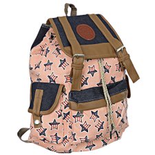 Mochila Escolar Têxtil Estampada Star Mochila Escolar Têxtil Estampada Star