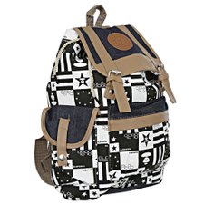 Mochila Têxtil Escolar Estampada Mochila Têxtil Escolar Estampada