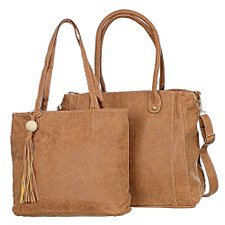 Kit 2 Bolsas De Ombro Com Estampa Desbotada Kit 2 Bolsas De Ombro Com Estampa Desbotada