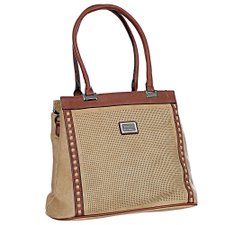 Bolsa De Ombro Com Detalhes Vazados Bolsa De Ombro Com Detalhes Vazados