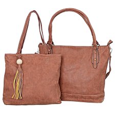 Kit 2 Bolsa De Ombro Com Estampa Desbotada Kit 2 Bolsa De Ombro Com Estampa Desbotada