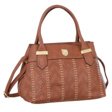 Bolsa De Ombro Tachas e Vazados Bolsa De Ombro Tachas e Vazados