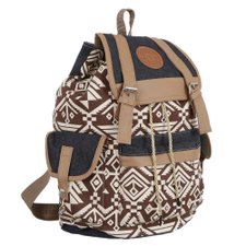 Mochila Escolar Têxtil Com Estampa Étnica Mochila Escolar Têxtil Com Estampa Étnica
