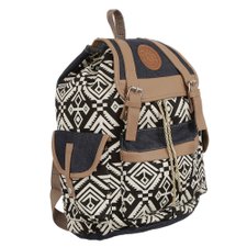 Mochila Escolar Têxtil Com Estampa Étnica Mochila Escolar Têxtil Com Estampa Étnica
